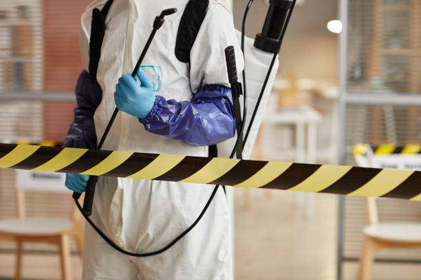 Professional Biohazard technician working in Russellville, AR